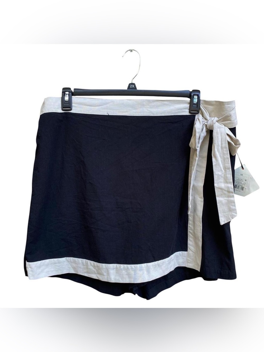 Ava & Viv Black Wrap Skort